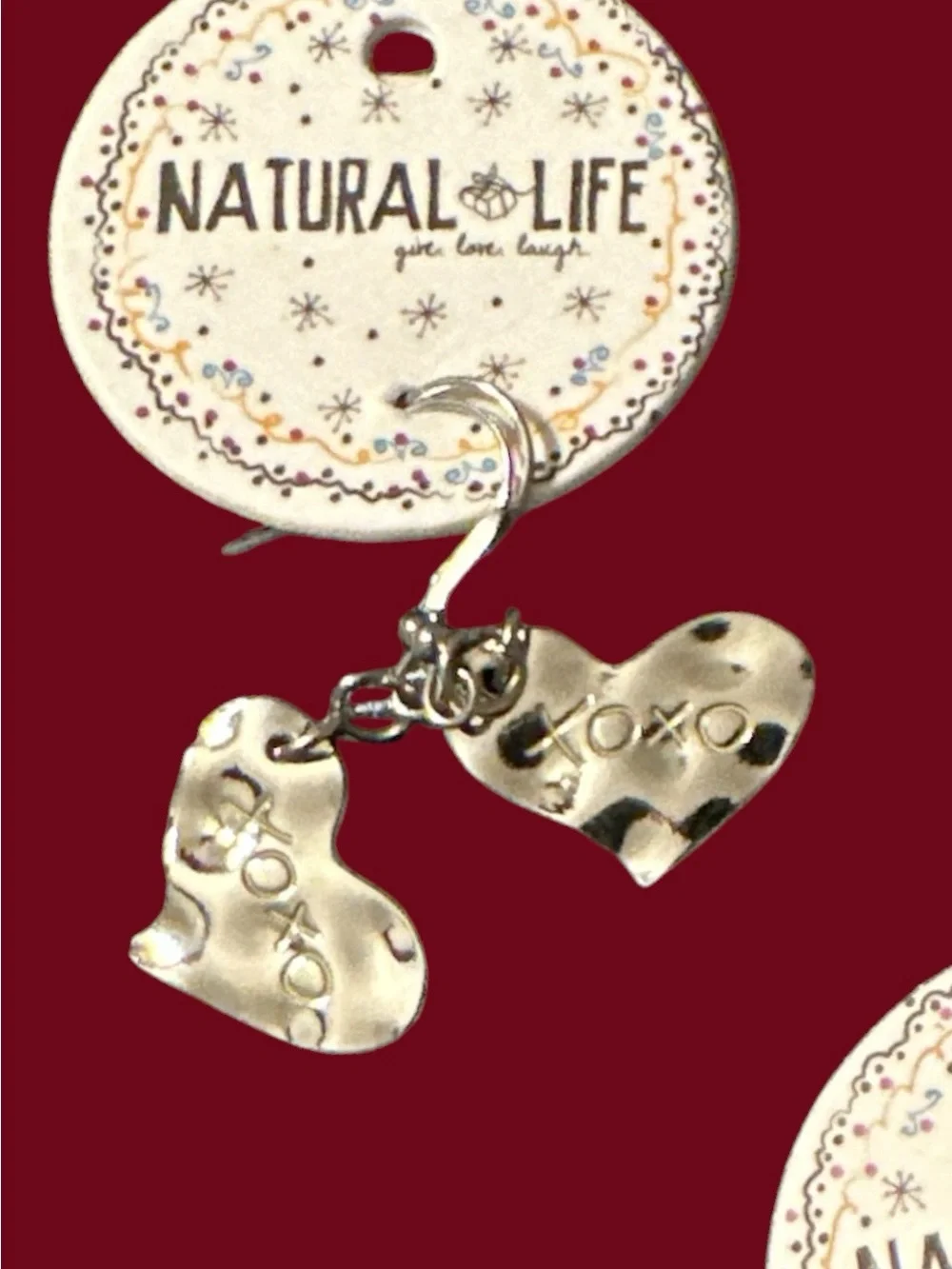 3 pair NATURAL LIFE  Earrings